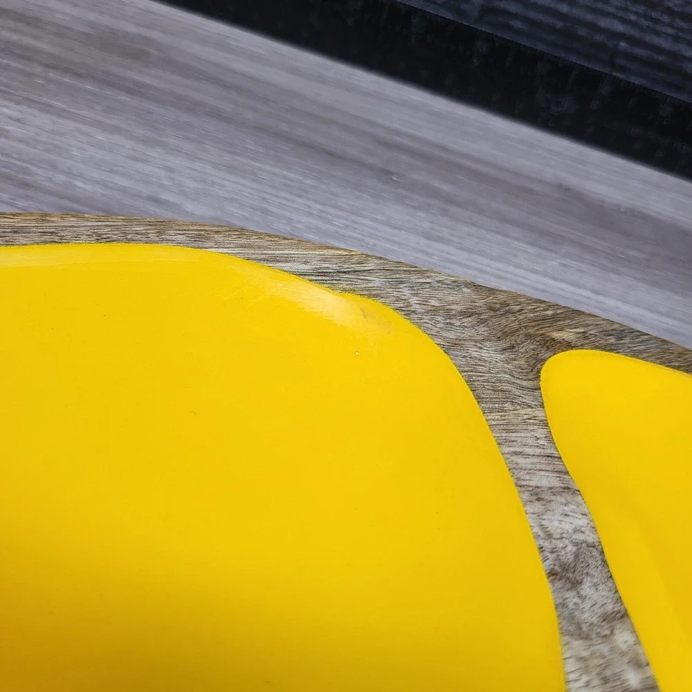 Pineapple Fruit Tray Wooden With Thee‎ Compartments